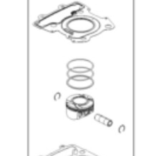 KIT DE PISTON CON EMPAQUES 4T 200 DUKE 12-19