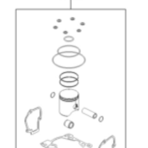 KIT DE PISTON CON EMPAQUES 2T 150 SX/EXC 16-19