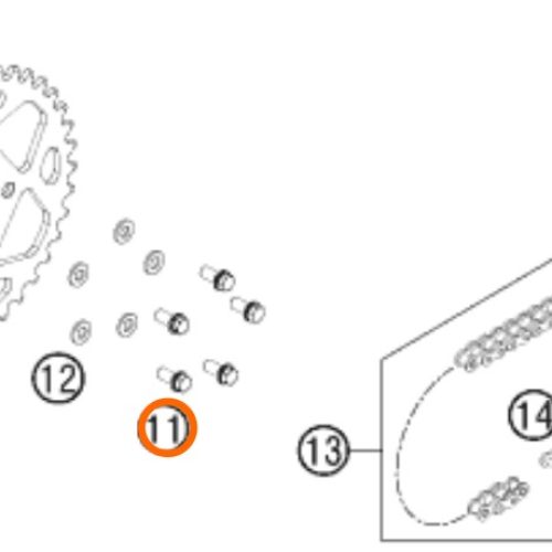 PERNO M7X20 DE CATALINA 50 LC