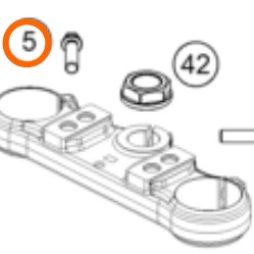 PERNO M8X30 DE BASE DE TIMON TORKX
