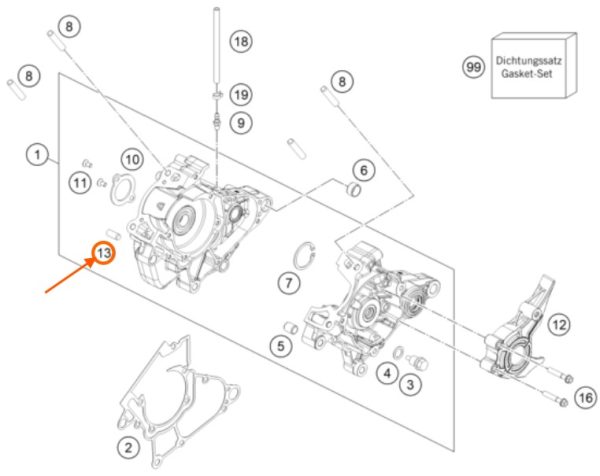 BUJE DE BLOCK 50 SX 09-16