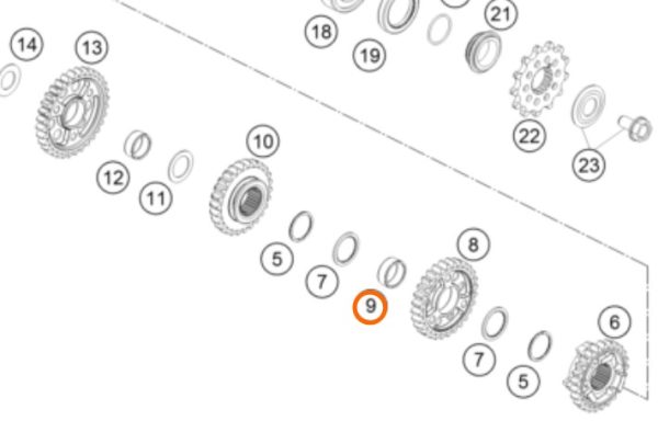 CANASTILLA DE PIÑON SX/EXC 4T