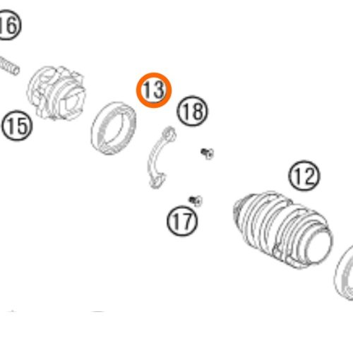 RODILLO DE SELECTOR 250 SX 03-04