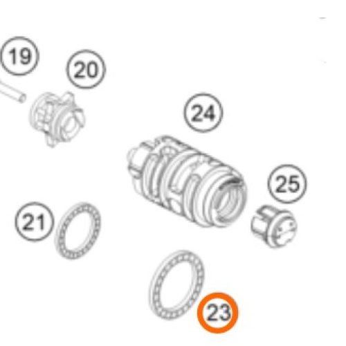 RODILLO DE SELECTOR 990/950 04-12