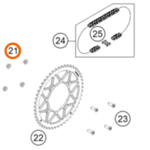 TUERCA DE SEGURIDAD DE CATALINA SX/EXC 01-22