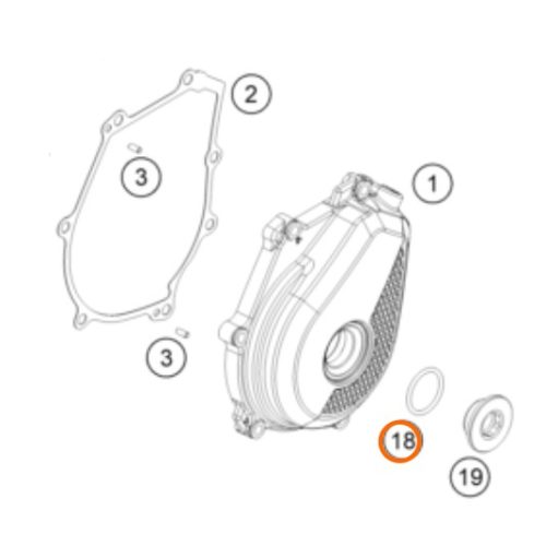 O RING TAPA DE ENCENDIDO ADV DUKE ENDURO 07700240251