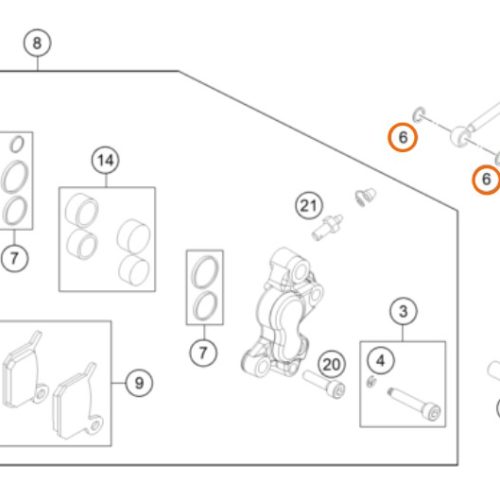 O RING DE CAÑERIA DE FRENO 50LC 0770060019
