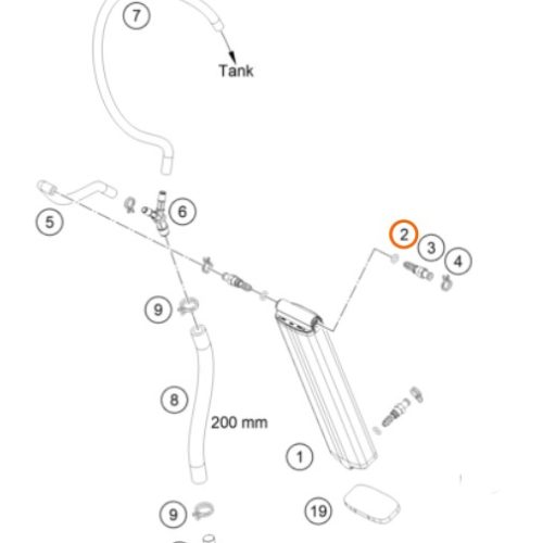 O RING DE CANISTER EXC F 17-21 0770060020
