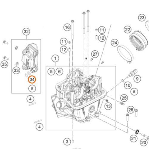 O RING DE CILINDRO 2T 97-20 0770116241
