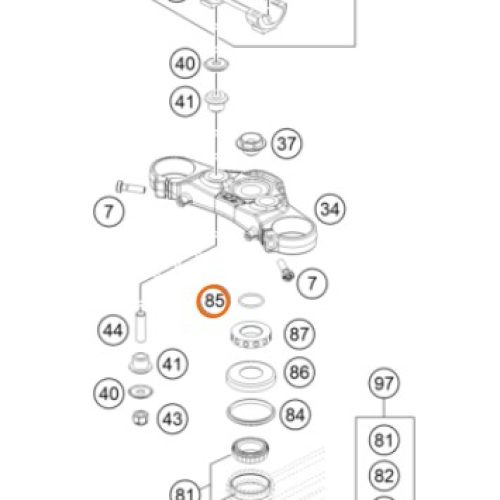 O RING DE TROMPO DE CAMBIOS 950/990 04-12 0770275025