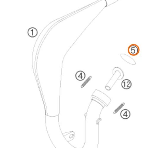 O RING DE ESCAPE DE 50 0770320030