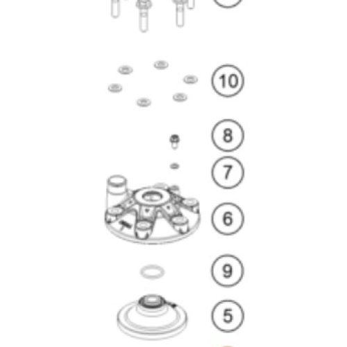 O RING DE CABEZOTE 250 EXC INTERNO 02-18 0770730020