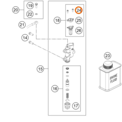 PERNO M4X10 BLOCK EXC/SX 14-19