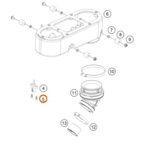 PERNO M5X12 DE SENSOR DE CAMBIOS