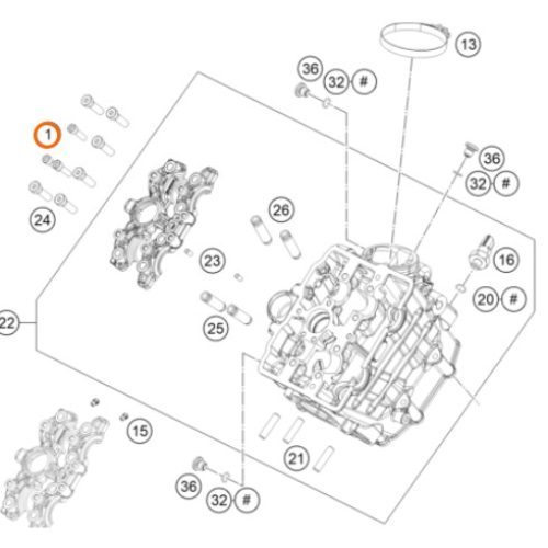 PERNO M6X25 1290 S ADV