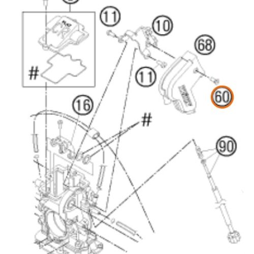 PERNO M5X10 EXC 03-11