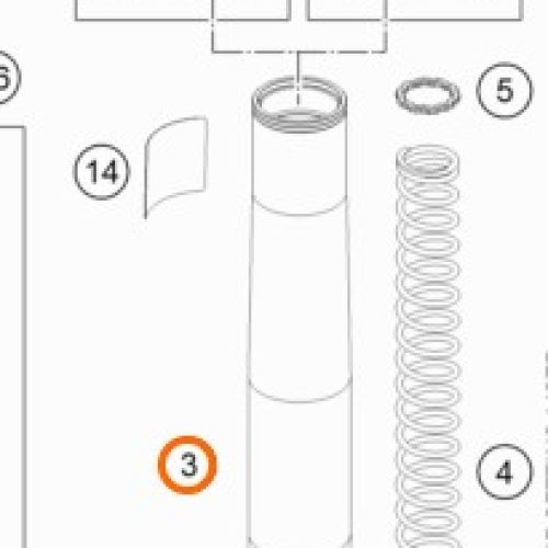 FUNDA DE SUSPENSION 65 SX 2019