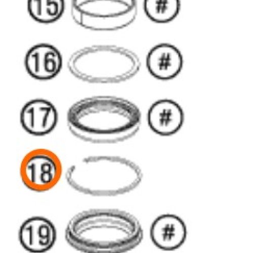 SEGURO DE RETEN DE SUSPENSION 85 SX 13-17