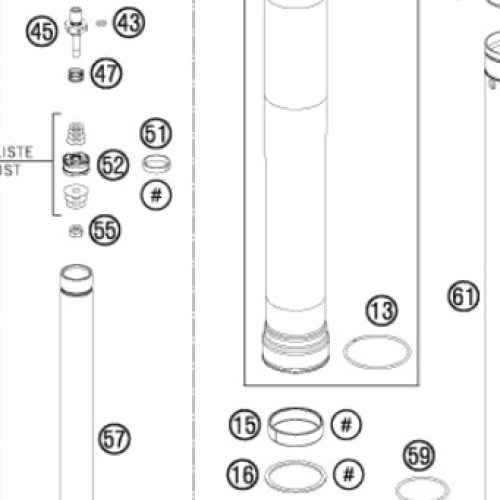 GUARDAPOLVO DE SUSPENSION 43MM