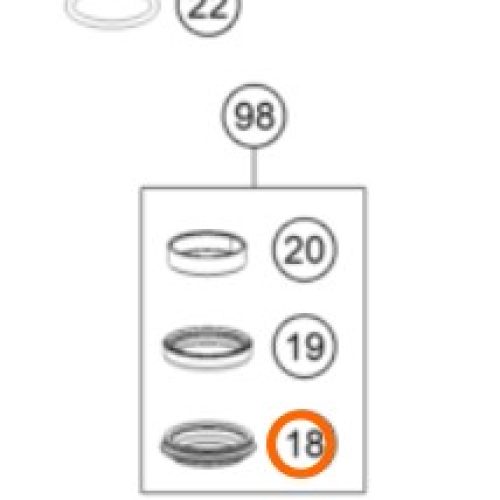 GUARDAPOLVO DE SUSPENSION 43MM DUKE/RC