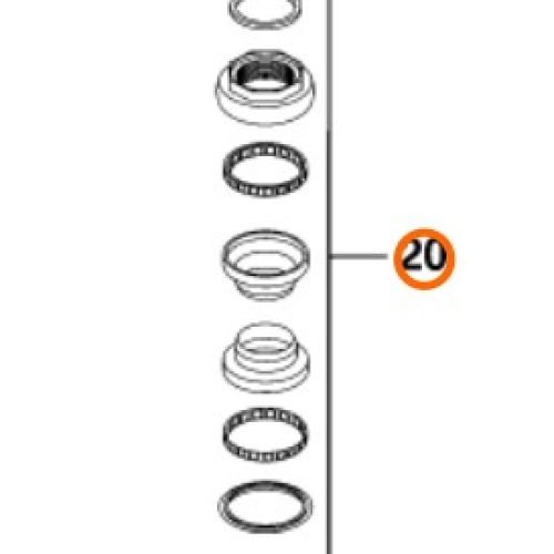 PISTA DE RODILLO DE DIRECCION 50