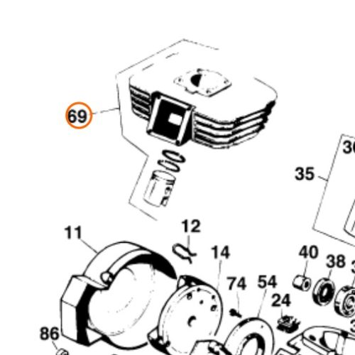 CILINDRO Y PISTON 50 LC 96-01