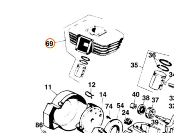 CILINDRO Y PISTON 50 LC 96-01