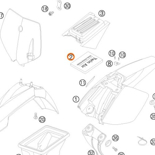 FILTRO DE AIRE 2T 50 LC