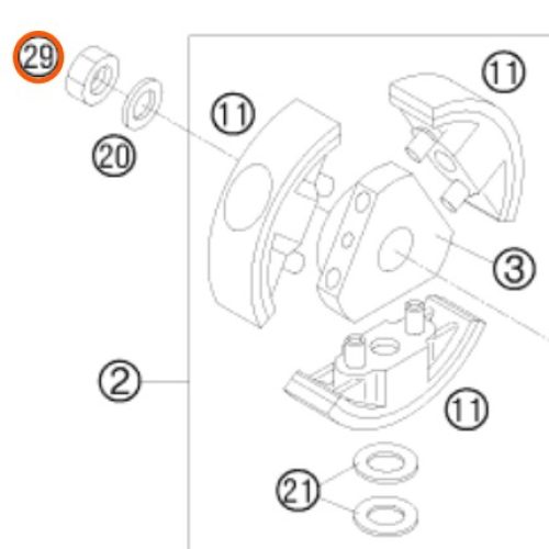 TUERCA DE CIGUENDNAL 50LC