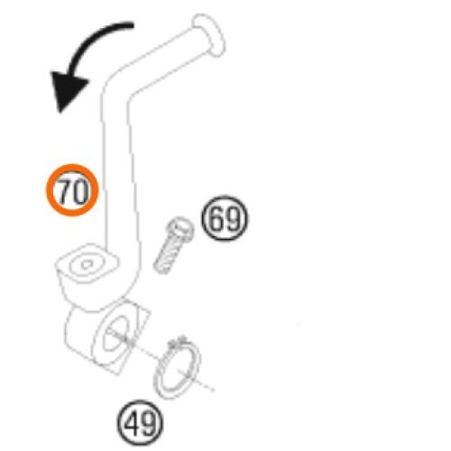 PATA DE ARRANQUE 50 SX 01-08