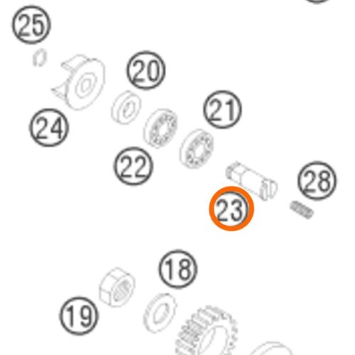 EJE DE BOMBA DE AGUA 50