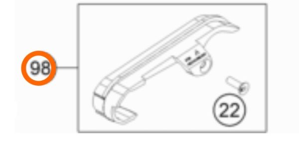 GUIA DE CADENA EN KIT 50 SX 09-19