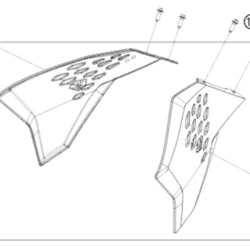 KIT DE SPOILER 50 SX 2010