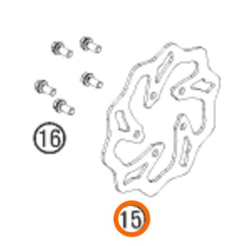 DISCO DE FRENO POS 50 SX 09-10