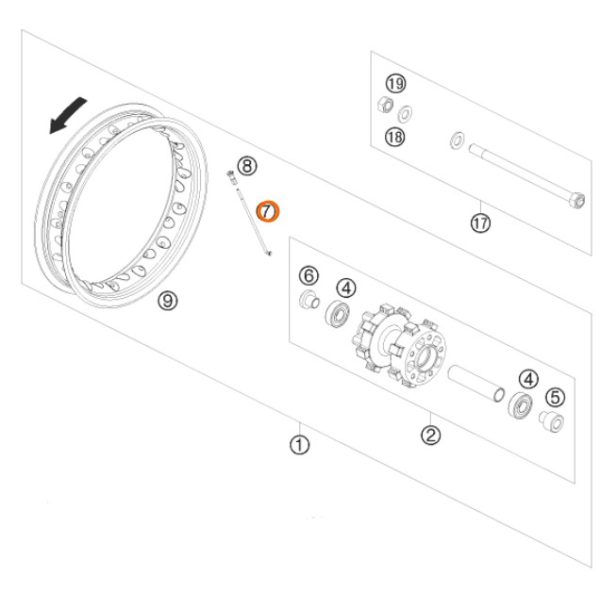 RADIO ARO 10 POSTERIOR 50 SX 09-11