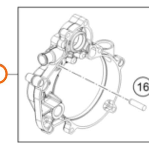 TAPA DE EMBRAGUE INTERNA 50 SX 09-18