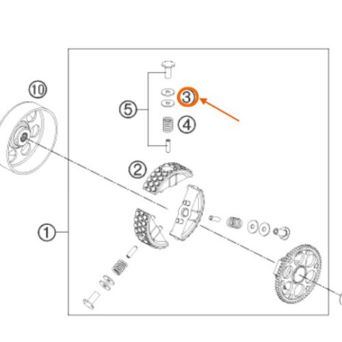 ARANDELA DE EMBRAGUE 0.20