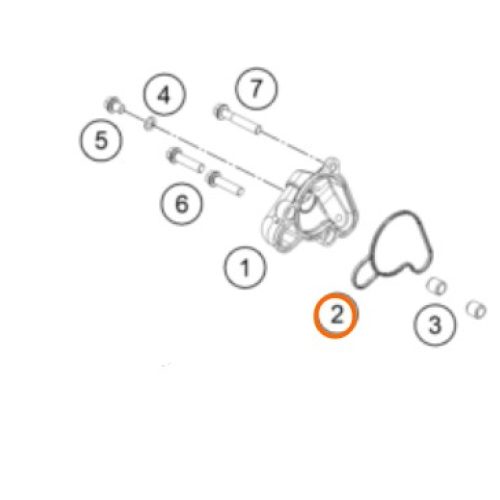 O RING DE BOMBA DE AGUA 50 SX 09-10 45235053000