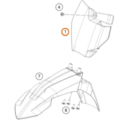 PLACA PORTA NUMERO 50 SX 19-20