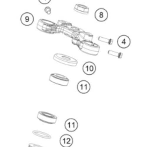 TAPA DE RODILLO DE DIRECCION MINI SX 08-17