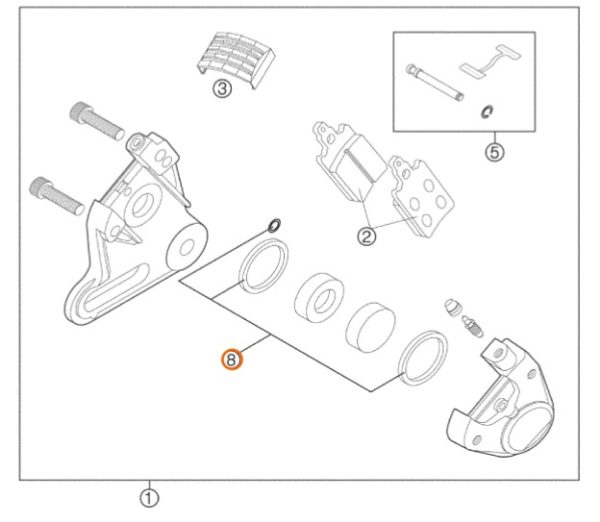 KIT DE REPARACION BOMBA DE FRENO