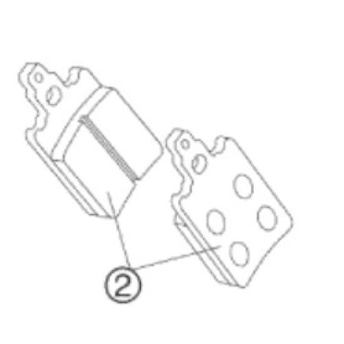PASTILLAS DE FRENO POST 65 SX 02-03