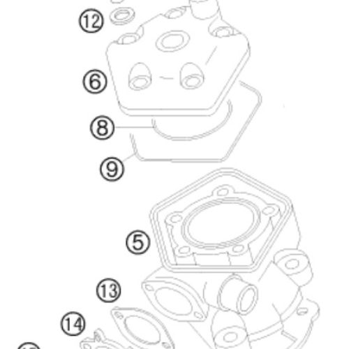 PERNO M7X33 DE CABEZOTE