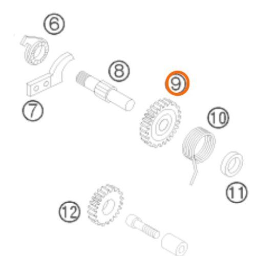 PIÑON DE ARRANQUE 29T