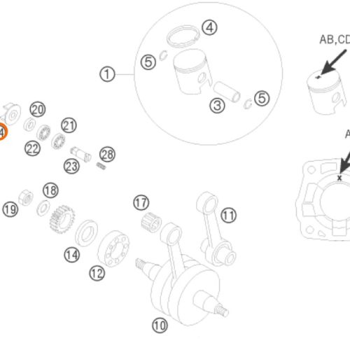PROPELA DE BOMBA DE AGUA 50/65 SX 98-08