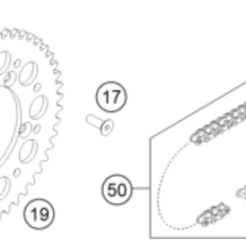SEGURO DE CADENA 420 65 SX 03-22
