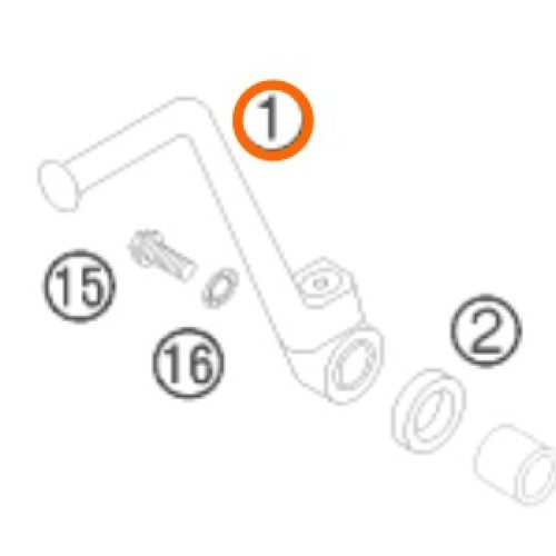 PATA DE ARRANQUE 65 SX 03-07