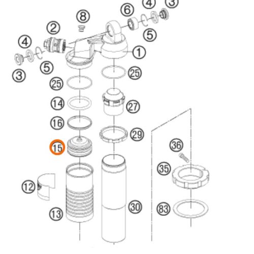 PISTON DE AMORTIGUADOR