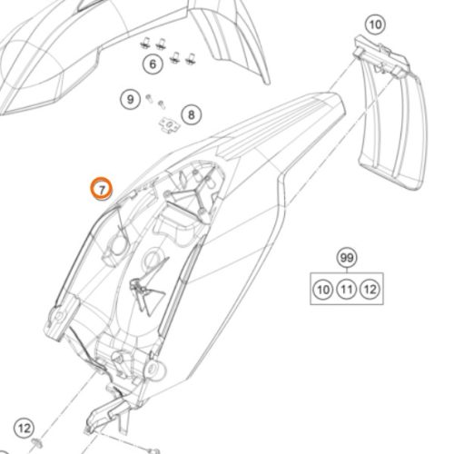 GUARDAFANGO POSTERIOR 65 SX 09
