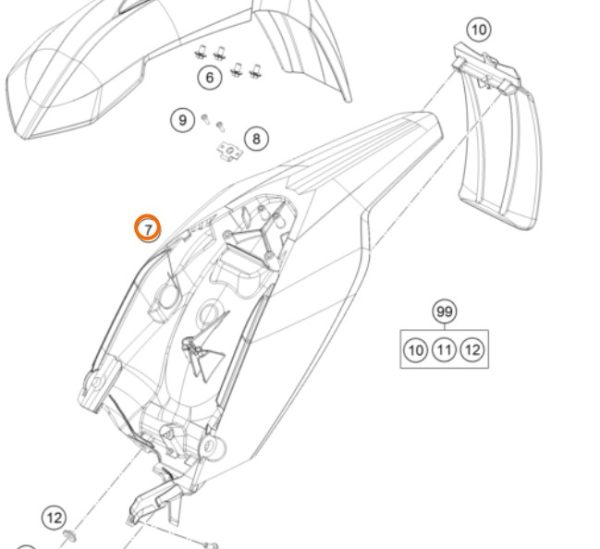 GUARDAFANGO POSTERIOR 65 SX 09